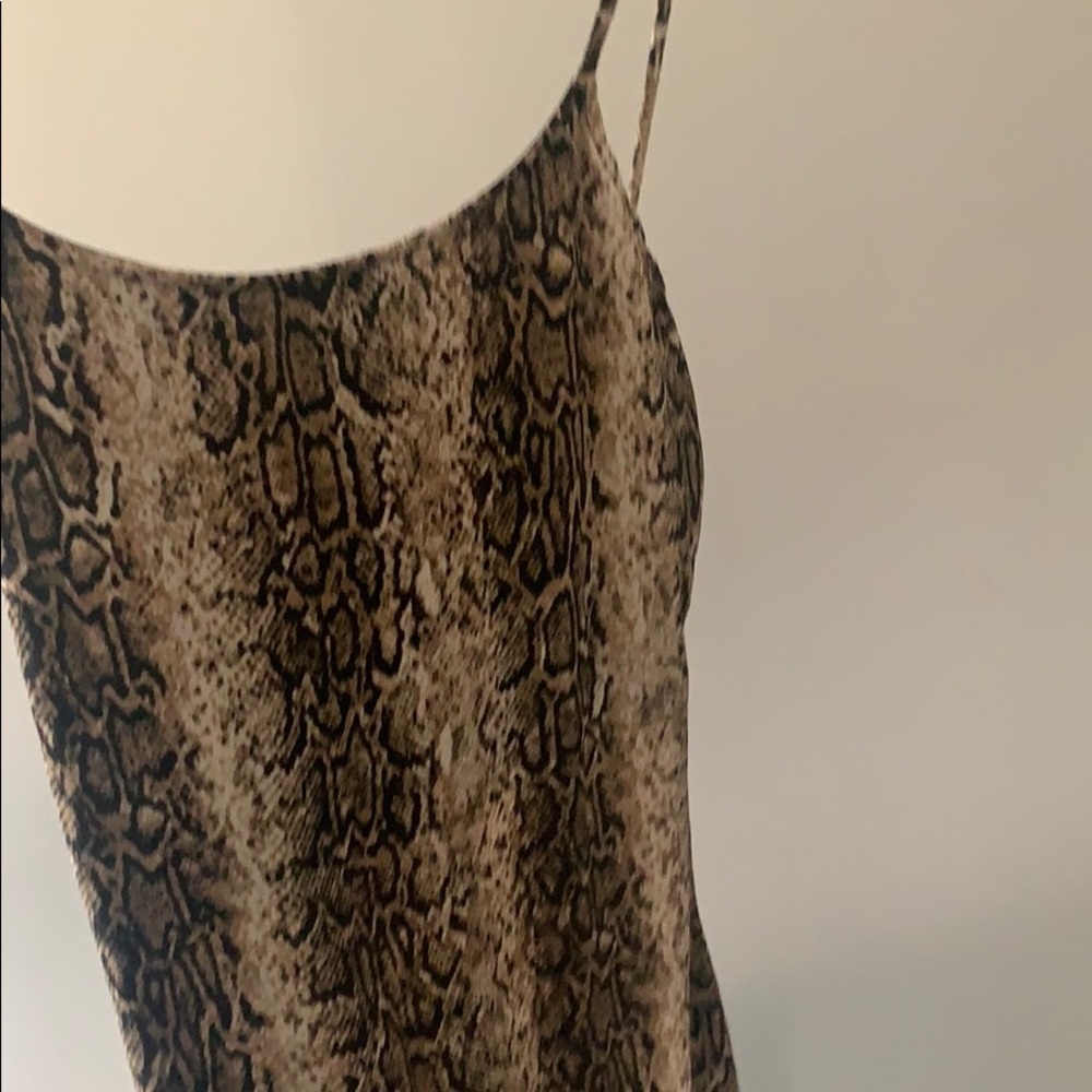 Snakeskin bodysuit